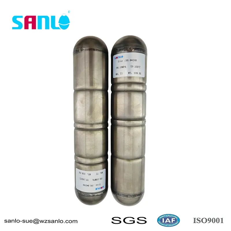 50*240 højtryksbestandig titan flydende bold