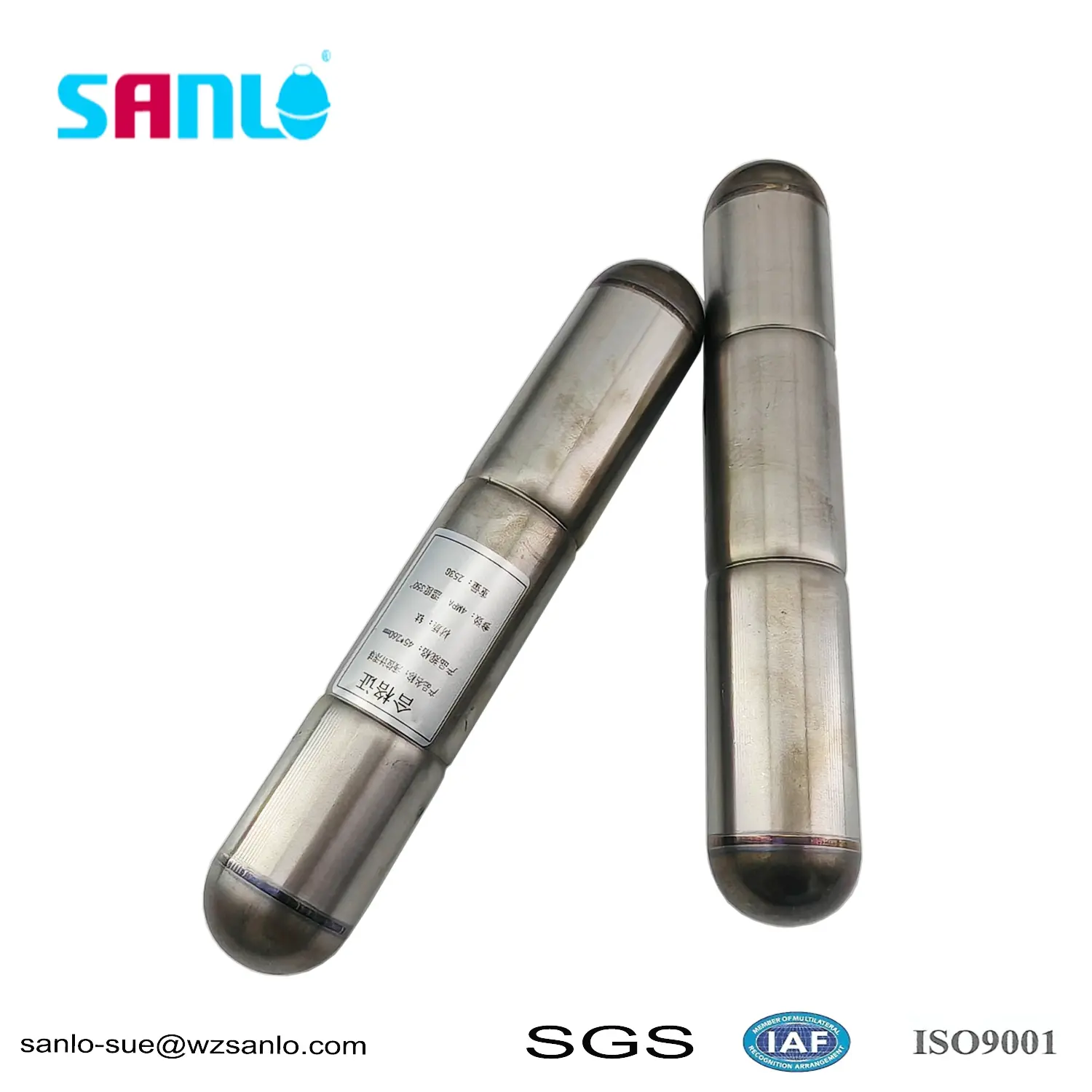 Metal Titanium flydende bold 45*260